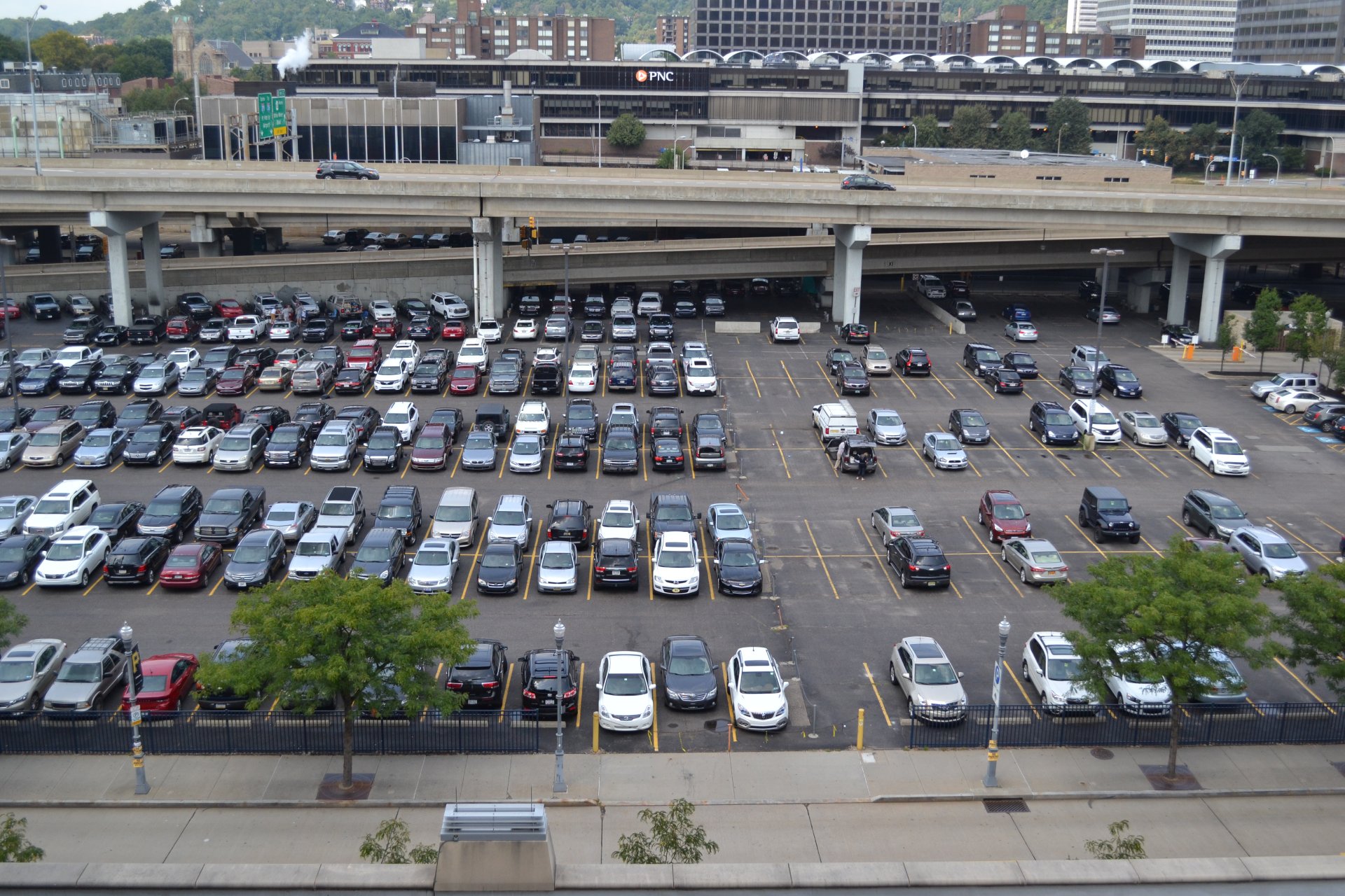 Its downtown location means that there's all sorts of parking available around PNC Park.
