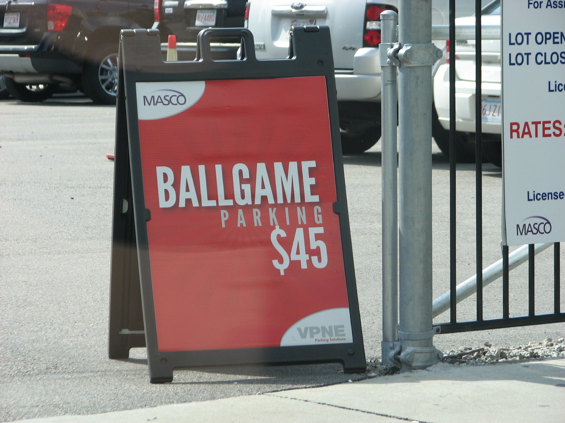 Parking at Fenway is expensive, especially on the blocks around the ballpark.
